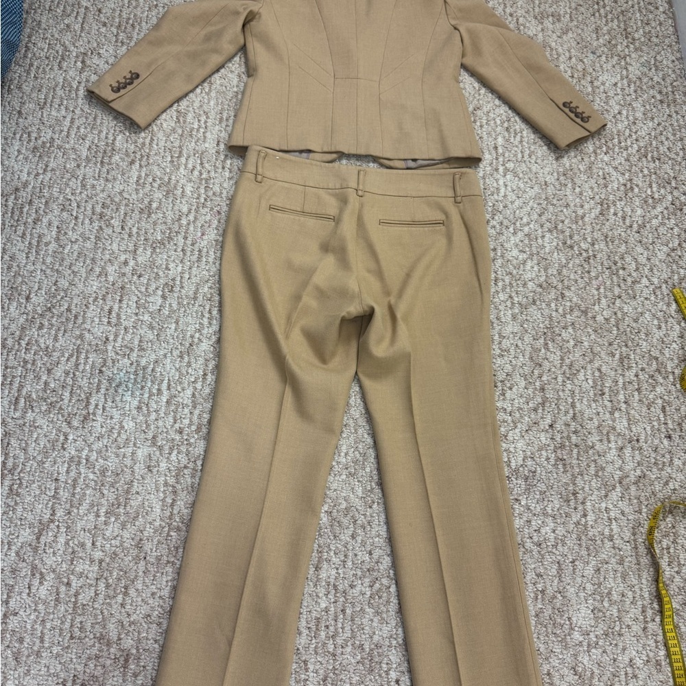 Loft Classic Tan Blazer Suit for woman’s.  B5 - Picture 5 of 17